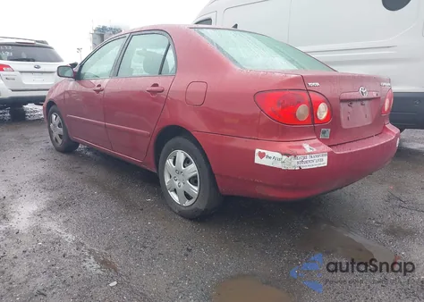 2005 Toyota Corolla Ce/Le/S from USA, damaged, VIN 2T1BR30E05C445508